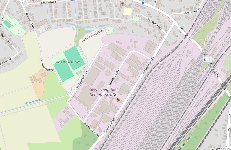 Lageplan: Pulverbeschichtung Hamm im Gewerbegebiet Schieferstraße in 59067 Hamm